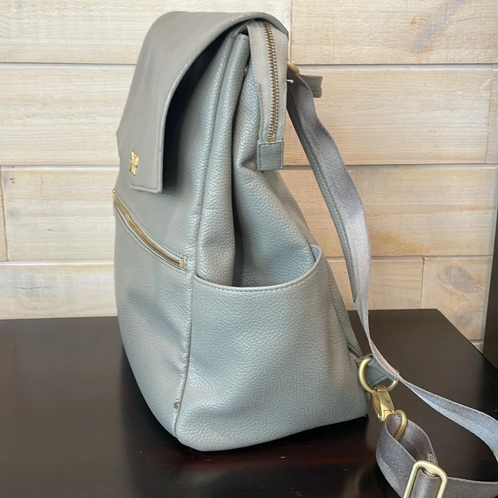 Freshly Picked classic diapers bag in stone